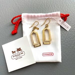 NEW Coach dangle Earrings